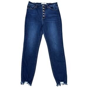 KanCan Dark Blue Ankle Jeans